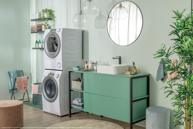Candy 496BWMR9/1-S RapidÓ Pro RP Lavatrice Caricamento Frontale 9 Kg, 1400 Giri, Tecnologia Quick&Clean, Speed-Drive Inverter, Easy Iron Plus, Classe A, Bianco