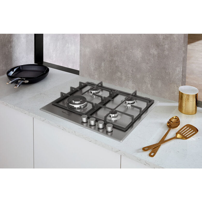 Whirlpool GMR 6422/IXL piano cottura Acciaio inossidabile Da incasso Gas 4 Fornello(i)