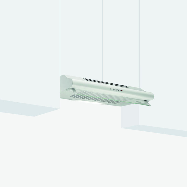 Glem Gas GHC931WH cappa aspirante a Incasso Bianco 235 m³/h C