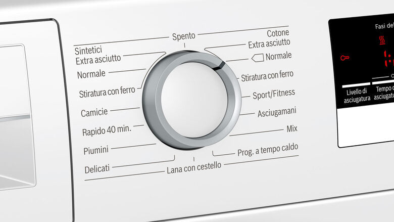 Bosch Serie 4 WTR85V17IT asciugatrice Libera installazione Caricamento frontale 7 kg A++ Bianco