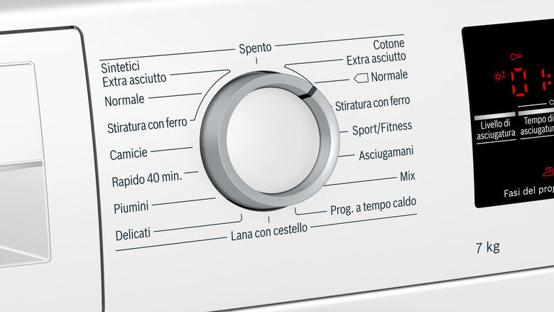 Bosch Serie 6 WTW85447IT asciugatrice Libera installazione Caricamento frontale 7 kg A++ Bianco