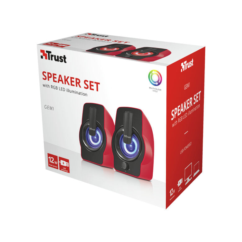 Trust Gemi Nero, Rosso Cablato 6 W