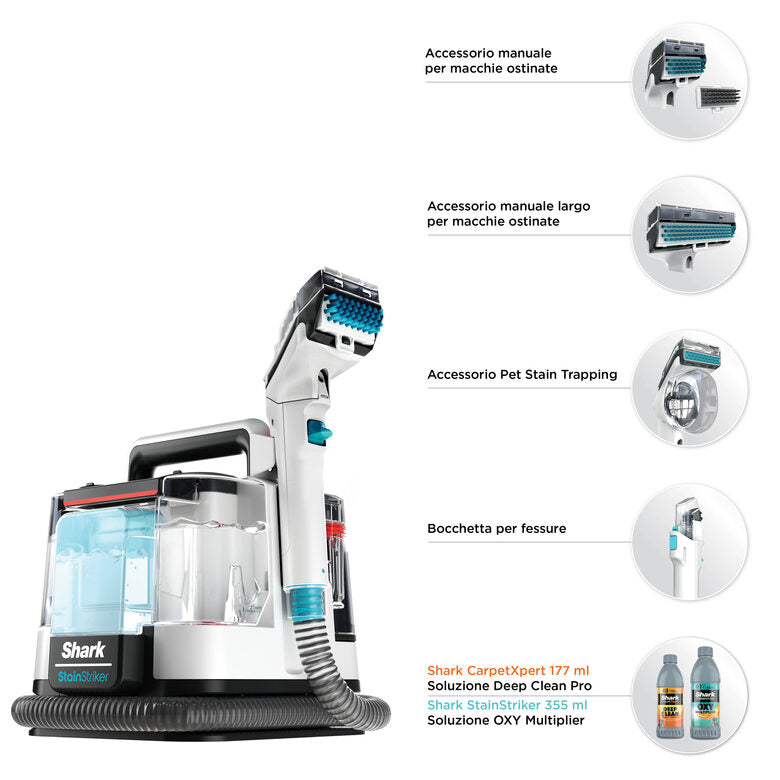 Sharkclean Smacchiatore portatile Shark StainStriker PX200EUT