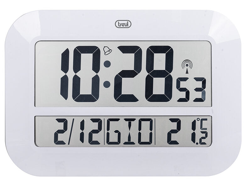 Trevi OM 3540 D Orologio da parete digitale Rettangolo Bianco