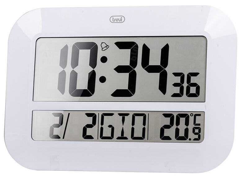 Trevi OM 3540 D Orologio da parete digitale Rettangolo Bianco