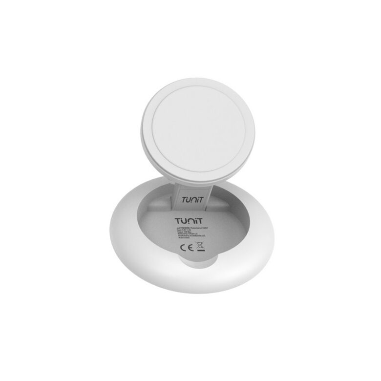 TUNIT TTMSWI00 Caricabatterie per dispositivi mobili Smartphone Bianco AC Carica wireless Interno