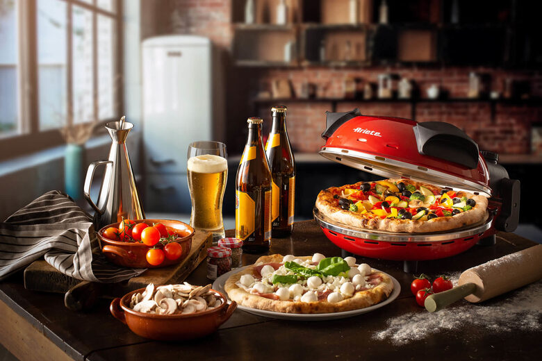 Ariete 0909 macchina e forno per pizza 1 pizza(e) 1200 W Nero, Rosso