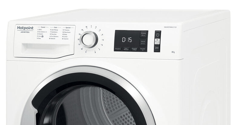 Hotpoint NT M11 82XB IT asciugatrice Libera installazione Caricamento frontale 8 kg A++ Bianco