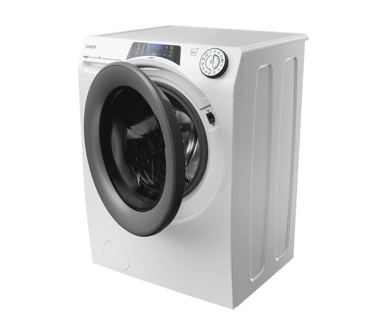 Candy 496BWMR9/1-S RapidÓ Pro RP Lavatrice Caricamento Frontale 9 Kg, 1400 Giri, Tecnologia Quick&Clean, Speed-Drive Inverter, Easy Iron Plus, Classe A, Bianco