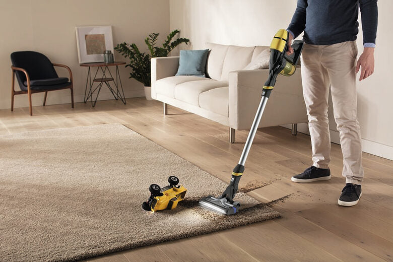 Rowenta RH7324 aspirapolvere senza filo Nero, Giallo Senza sacchetto