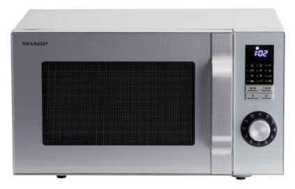 Sharp Home Appliances R744S forno a microonde Superficie piana Microonde combinato 25 L 1000 W Argento