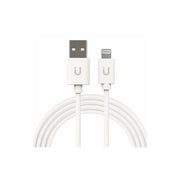 TUNIT TTLW00 cavo USB 1 m USB 3.2 Gen 1 (3.1 Gen 1) USB A Micro-USB B/Lightning Bianco