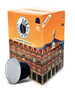 Caffe Borbone Capsule per Nespresso Decisa Capsule caffè 50 pz