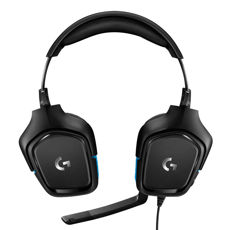 Logitech G G432 Gaming Headset Auricolare Cablato A Padiglione Giocare Nero, Blu