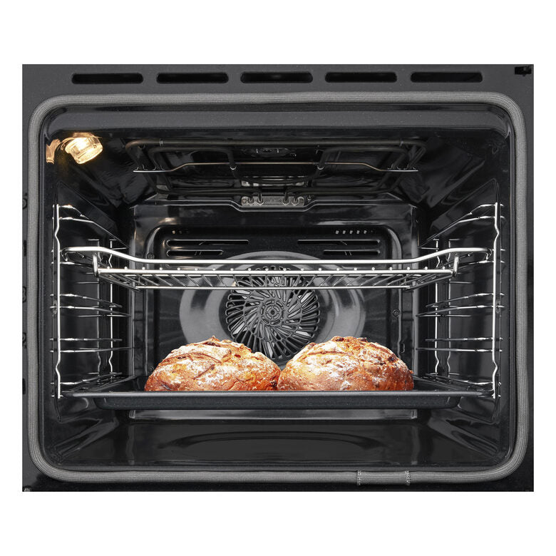 LG Forno 72L Classe A | 11 modalità di cottura, Frittura ad aria, Modalità pizza, Lievitazione, Pulizia pirolitica | Acciaio