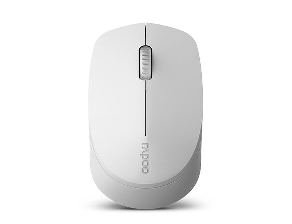 Rapoo Mouse Wireless M100 Silent Multimodale Grigio Chiaro 1300 DPI Bluetooth