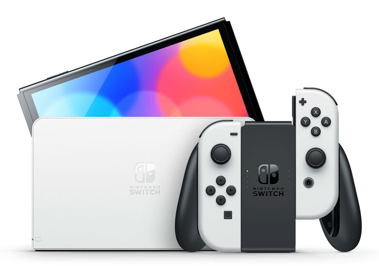 Nintendo console da gioco portatile 17,8 cm (7") 64 GB Touch screen Wi-Fi Nero, Bianco