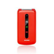 Brondi President 7,62 cm (3") 130 g Rosso Telefono cellulare basico