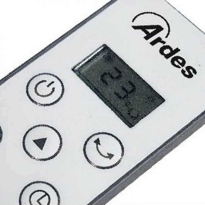 Ardes AR4P12R stufetta elettrica Interno Nero, Bianco 2000 W Riscaldatore ambiente elettrico con ventilatore