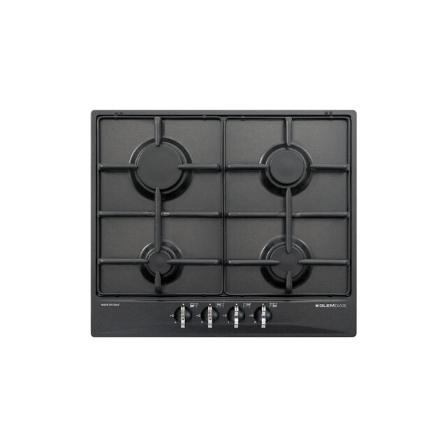 Glem Gas GT64AC Piano Cottura Antracite Da incasso 60 cm 4 Fornelli