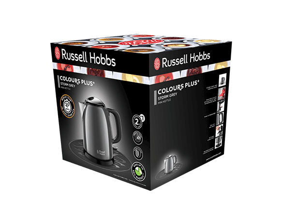 Russell Hobbs 24993-70 bollitore elettrico 1 L Nero, Grigio