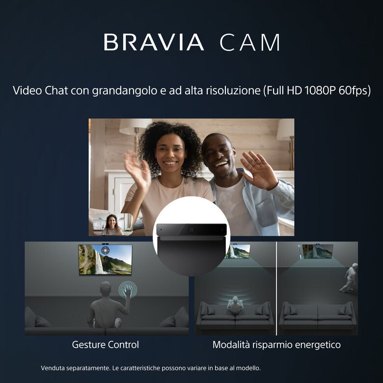 Sony KD-65X75WL Televisione Smart TV 43 Pollici Led 4K Hdr Google TV Bravia Core Narrow Bezel Design