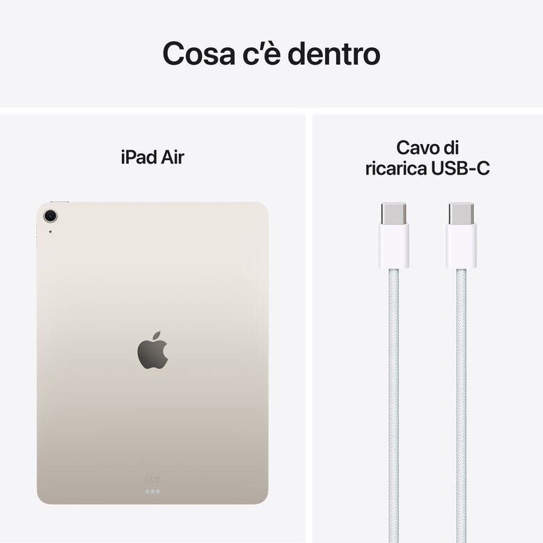 Apple iPad Air 13'' Wi-Fi 256GB Galassia