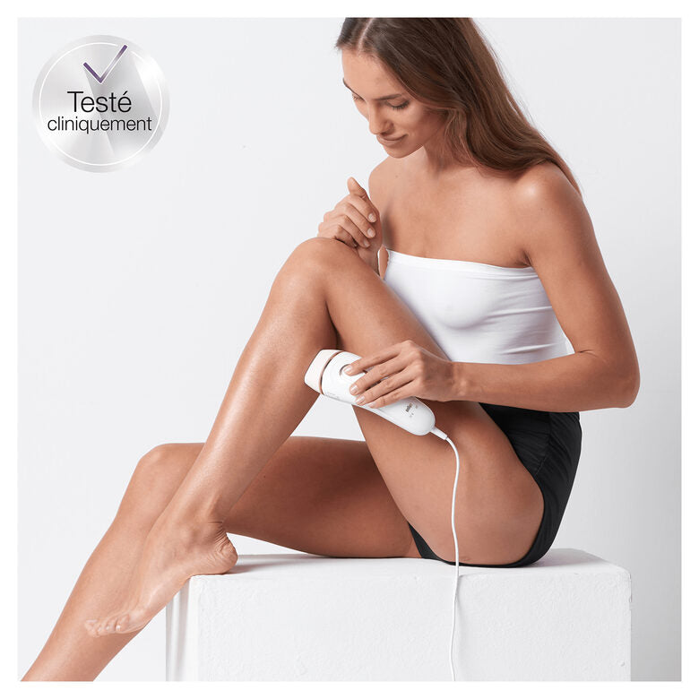 Braun Silk-expert Pro 5 PL5014 Epilatore Luce Pulsata, Bianco/Oro, Corpo E Viso Con Rasoio Venus Smooth E Custodia Esclusiva
