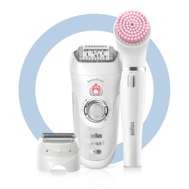 Braun Silk-épil 7 7-875 Beauty Set Epilatore Professionale 5-In-1 Wet&Dry Senza Fili