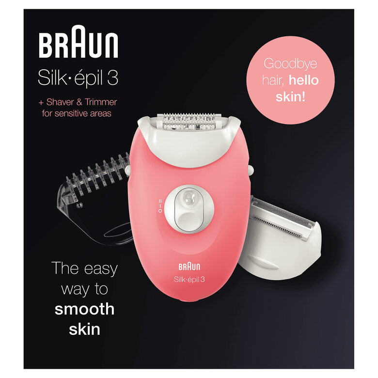 Braun Silk-épil 3 SE 3-440 Set Per Le Prime Epilazioni 3-In-1 - Epilatore Elettrico Donna, Rasoio