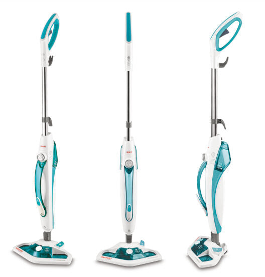 Polti SV450 Double Pulitore a vapore verticale 0,3 L 1500 W Acciaio inossidabile, Turchese, Bianco