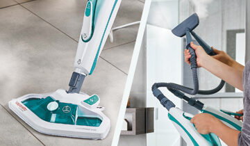 Polti SV450 Double Pulitore a vapore verticale 0,3 L 1500 W Acciaio inossidabile, Turchese, Bianco