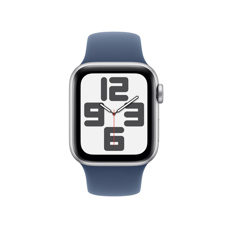 Apple Watch SE GPS + Cellular 40mm Cassa in Alluminio Color Argento con Denim Sport Band - S/M