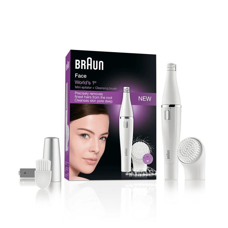 Braun Face 810 – Epilatore Donna Per Il Viso Con Spazzola Di Pulizia