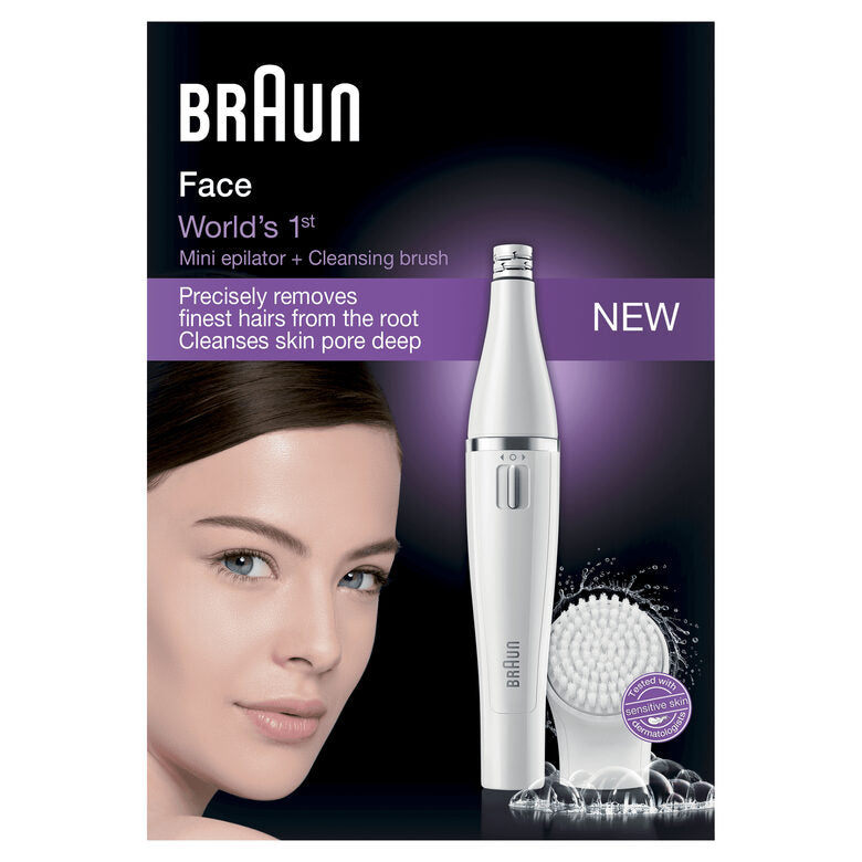 Braun Face 810 – Epilatore Donna Per Il Viso Con Spazzola Di Pulizia