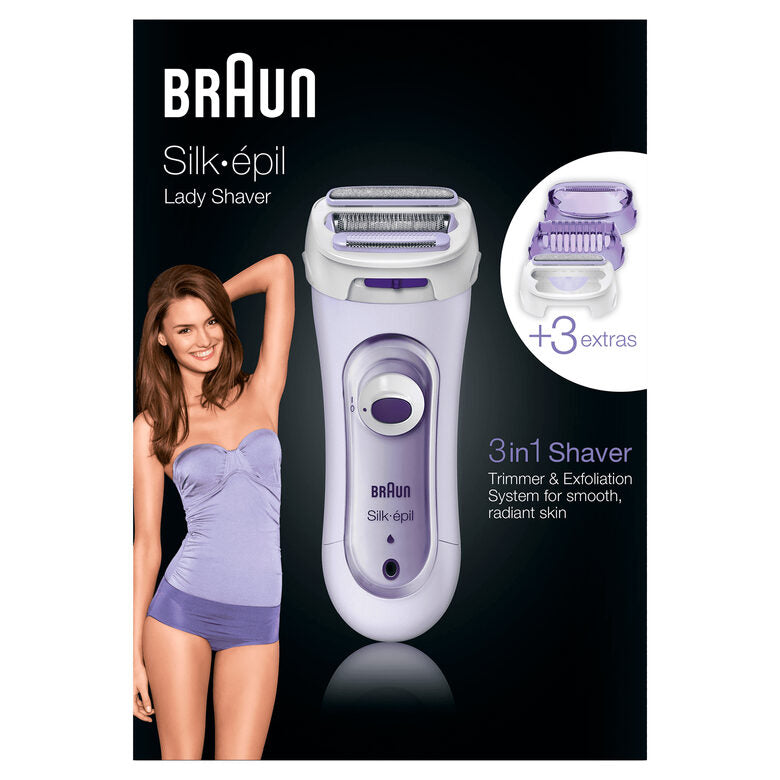 Braun Silk-épil LS5-560 - Rasoio Elettrico Senza Fili, Rifinitore E Sistema Esfoliante 3 I