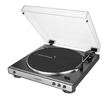 Audio-Technica AT-LP60XUSB Giradischi con trasmissione a cinghia Grigio, Metallico