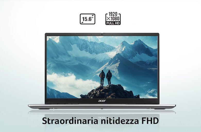 Acer Chromebook 315 CB315-8H-88G3 + Mouse wireless MediaTek Kompanio Kompanio 540 39,6 cm (15.6") Full HD 4 GB DDR5-SDRAM 64 GB eMMC Wi-Fi 6E (802.11ax) ChromeOS Italiano Argento