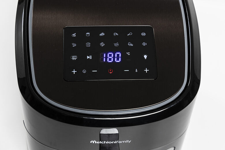 Melchioni Friggitrice ad Aria Gaia 8Lt 2,5Kg Display Touch Screen 1800W