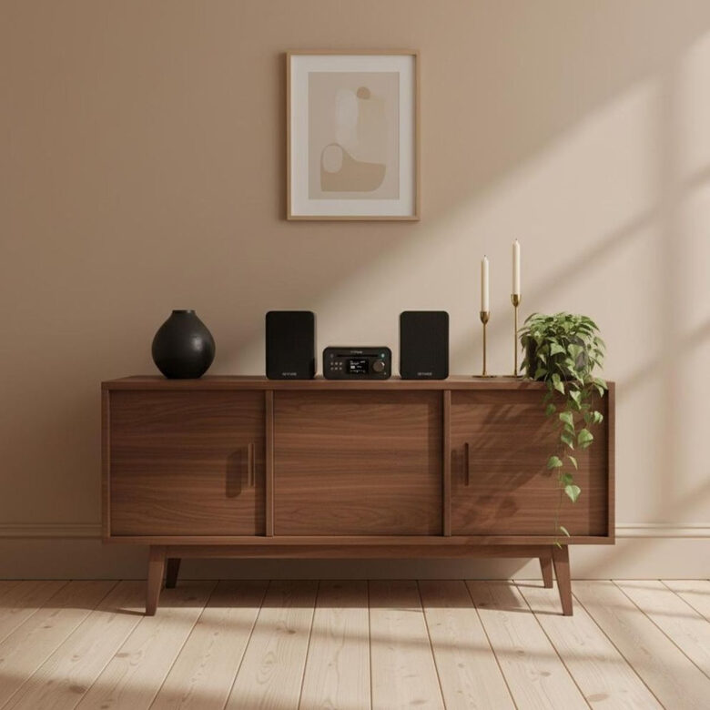 Pure Classic Stereo Mini Microsistema audio per la casa 20 W Nero