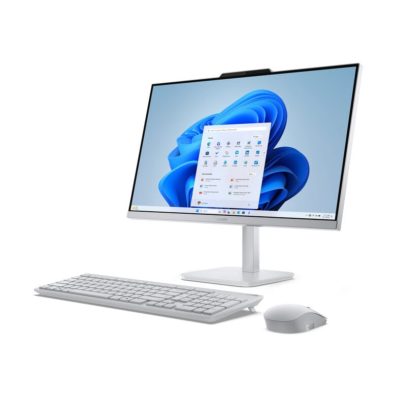 Lenovo | All in One A 100 | Display 23.8'' FHD (1920x1080) | Processore INTEL N100 | Memoria RAM 8GB | Memoria SSD 512GB | Scheda grafica Integrata | Sistema Operativo WINDOWS 11 HOME | CLOUD_GREY