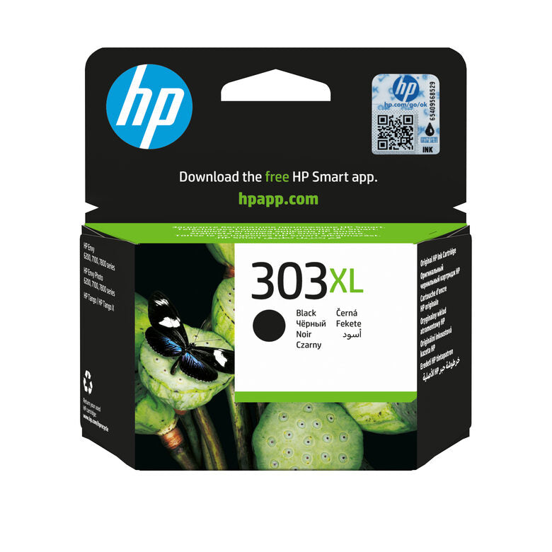 HP Cartuccia di inchiostro nero originale ad alta capacità 303XL