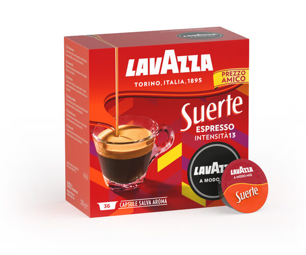 Lavazza Suerte Capsule caffè Tostatura scura 36 pz