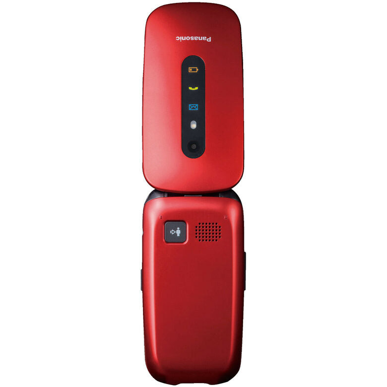 Panasonic KX-TU456 6,1 cm (2.4") 110 g Rosso Telefono cellulare basico