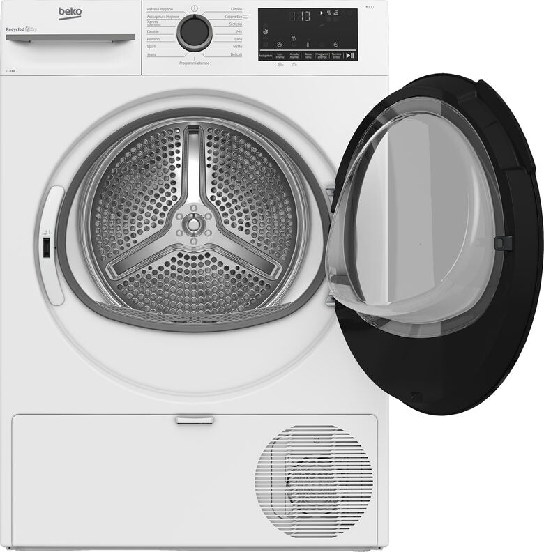 Beko MWBMT481BI: Asciugatrice 8kg, Classe A+++