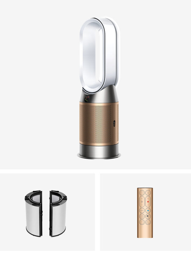 Dyson HP12 Ventilatore Purificatore Hot+Cool HP2 De-Nox 27 m² 63 dB Oro, Bianco