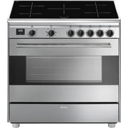 Smeg BG91IX9-1 cucina Piano cottura Piano cottura a induzione Acciaio inossidabile A
