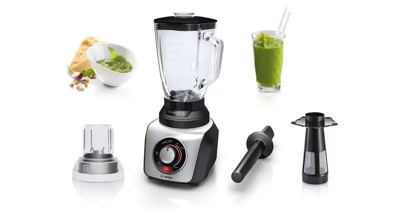 Bosch SilentMixx Pro MMB66G7M 2,3 L Frullatore da tavolo 900 W Nero, Grigio