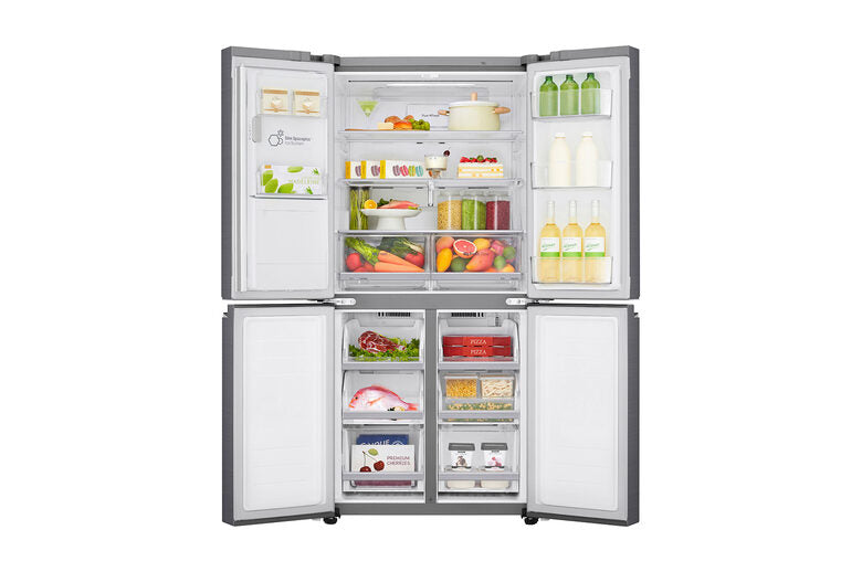 LG GML844PZKZ frigorifero Multidoor Libera installazione Argento 428 L