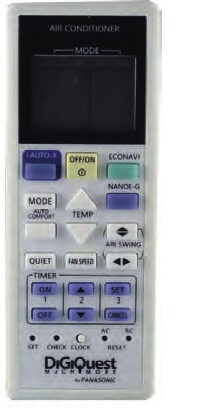 Digiquest TLC117 telecomando IR Wireless Aria condizionata Pulsanti